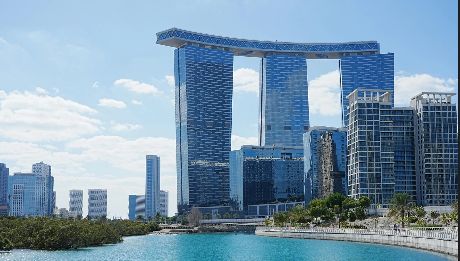 Movers in Al Reem Island Abu Dhabi — professional moving crew at a residential tower on the island